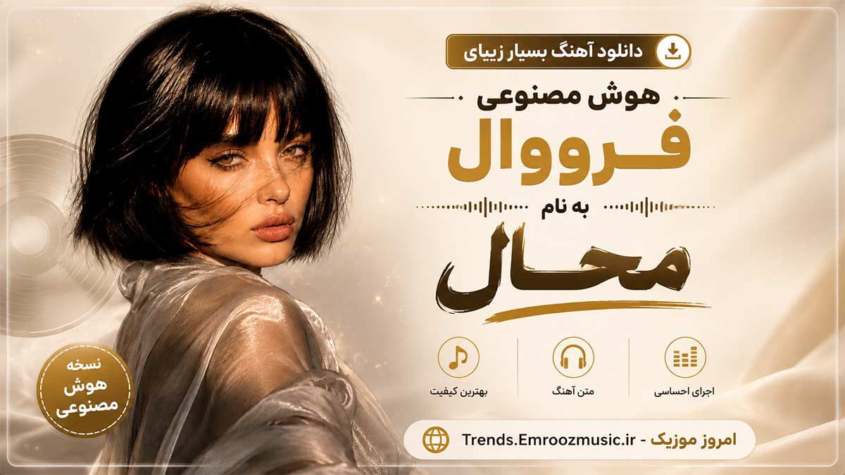 دانلود آهنگ بسیار زیبای هوش مصنوعی فرووال به نام محال